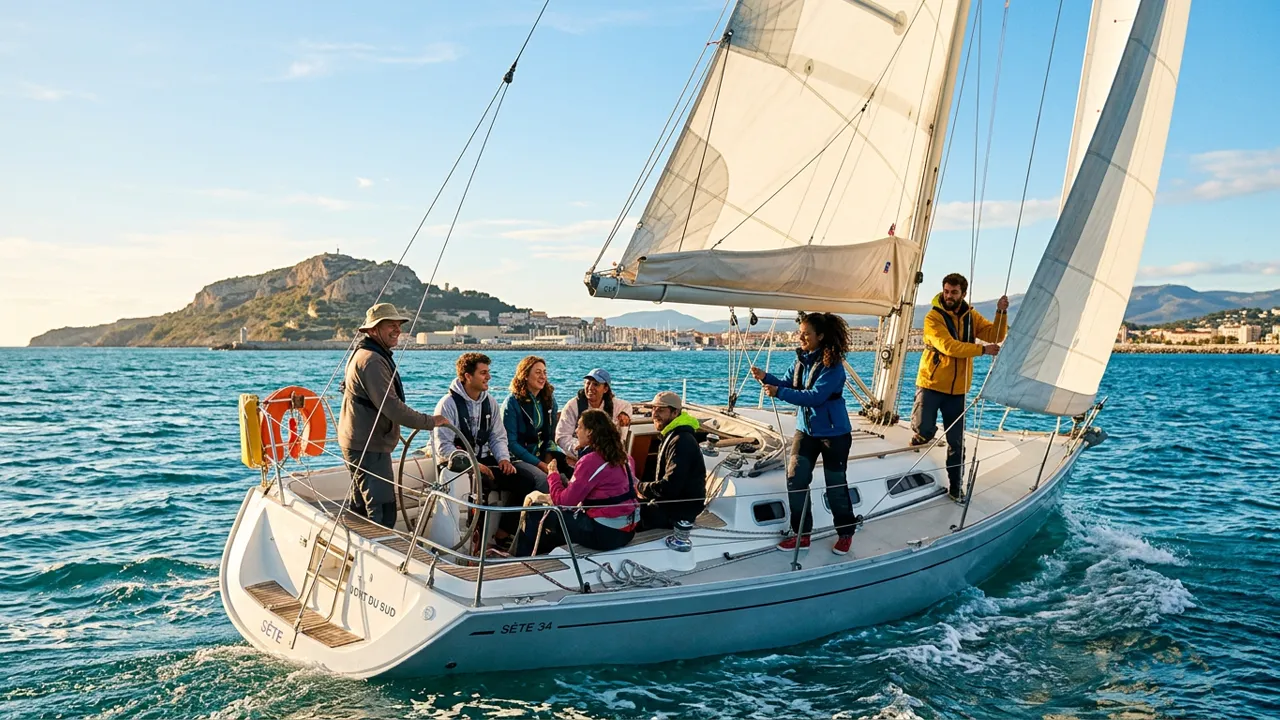 Navigation solidaire au large de Sète avec SPIRIT OF YACHTING